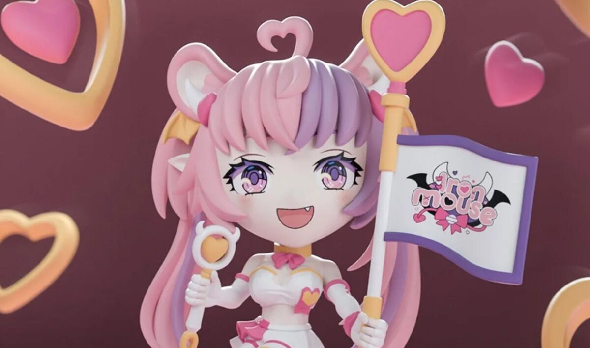 Youtooz limited collectible figure made for VTuber Ironmouse